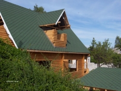 Финская черепица зеленая