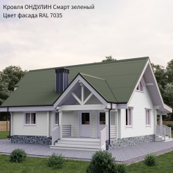 ОНДУЛИН Смарт зеленый 1950*960 мм