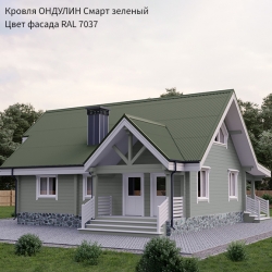 ОНДУЛИН Смарт зеленый 1950*960 мм